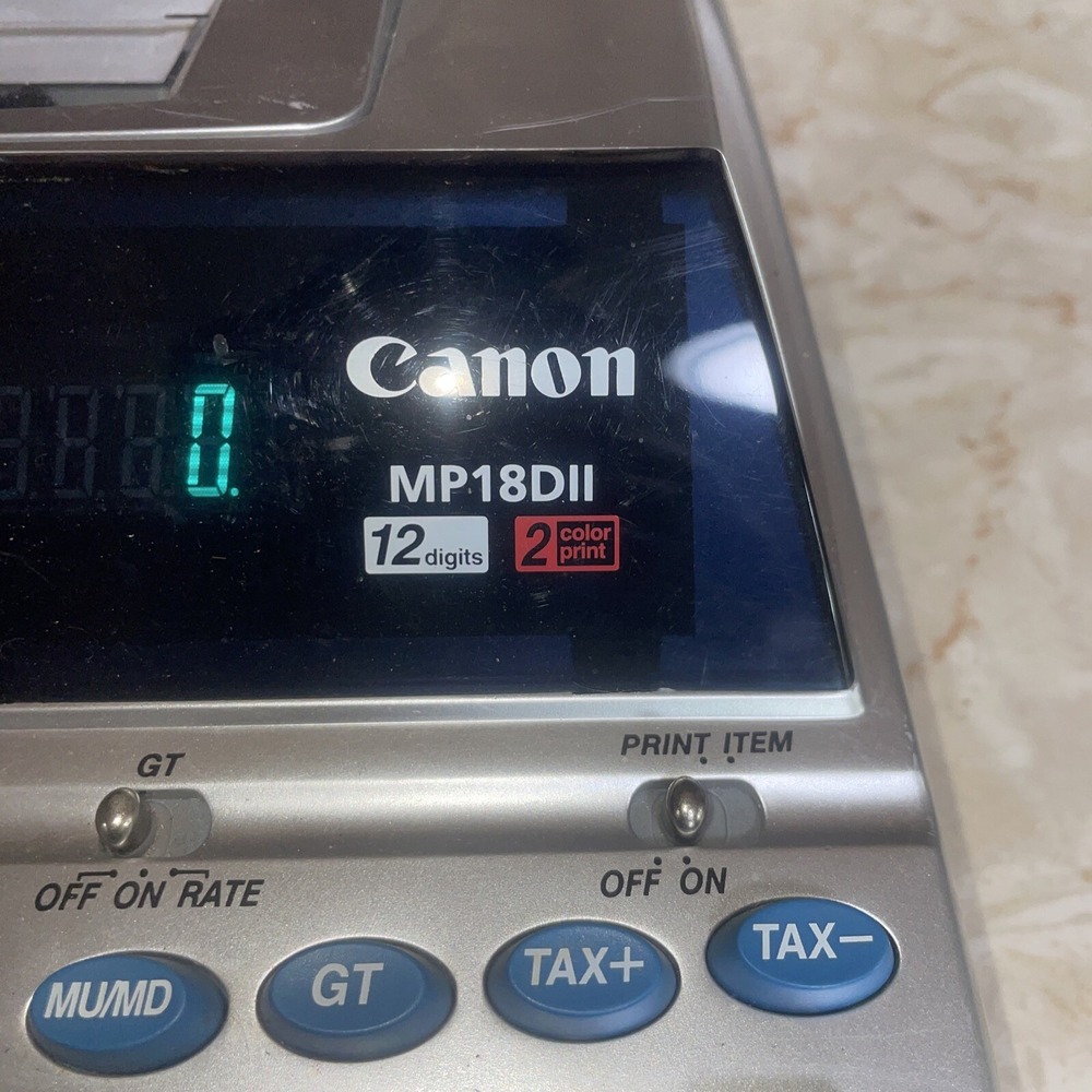 Canon MP18D‎ II Basic Calculator - Picture 2 of 7